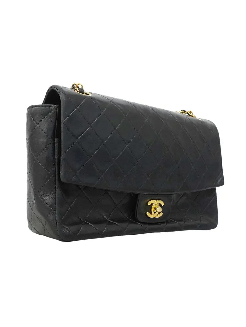 Chanel Vintage Cc Chain Flap Bag #287641C37B
